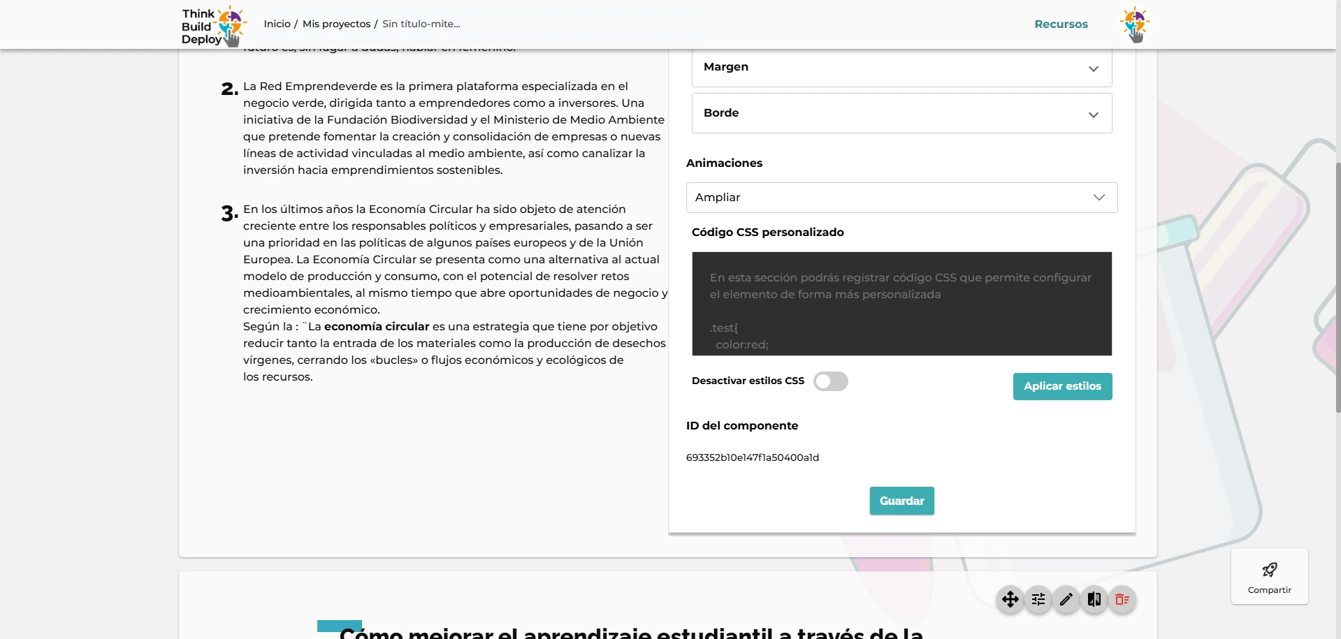 Editor de CSS avanzado