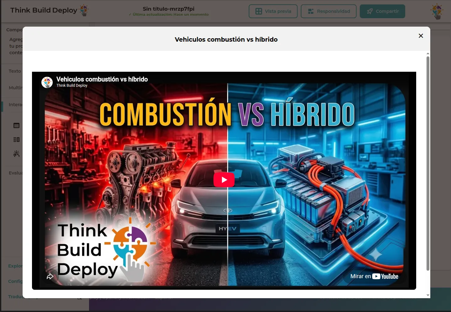 Video interactivo con YouTube