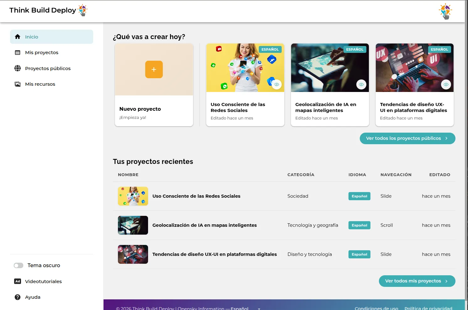 Elige cómo empezar